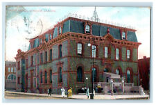 1907 Post Office Building, Windsor Canada CA Antique Posted Postcard picture