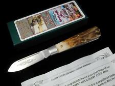 BEAVER FALLS CUTLERY STAG JACK KNIFE BY COOPER CUTLERY SCHATT & MORGAN USA RARE picture