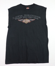 HARLEY- DAVIDSON MOTOR CYCLES Men's Size M Sleeveless T-Shirt picture