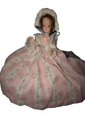 Vintage Doll Beautiful Hand Made Dress and Bonnet made in Hong Kong picture