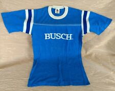 Rare - Vintage 1970's Busch Beer Anheuser Football Jersey Tee Shirt Men's  M picture