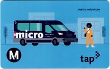 Metro TAP Card MICRO Ride Share Bus Train Rail Subway Transit Los Angeles picture