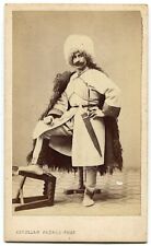 Armenian Man w/ Sword by Armenian Photographer Constantinople 1870s CDV Photo picture