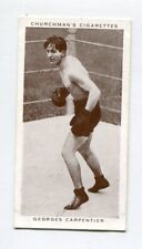1938 WA. & AC. CHURCHMAN CIGARETTES BOXING PERSONALITIES #8 GEORGES CARPENTIER picture