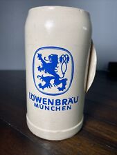 Vintage German Lowenbrau Munchen Brewery Beer Stein picture