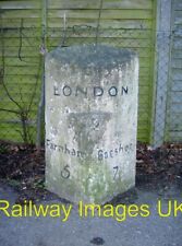 Photo - Old Milestone by Blackwater and Hawley  c2003 picture