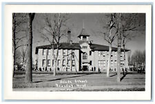 Roundup Montana MT Postcard Grade School Building c1950's Vintage RPPC Photo picture