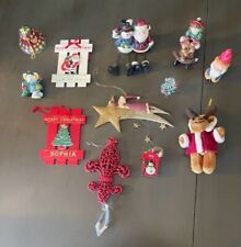 Assortment of Holiday Christmas Ornaments (lot of 12) picture