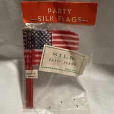 Mini Silk USA American Flags Made in Japan NOS picture