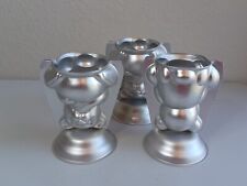 Vintage Wilton 3D TEDDY BEAR Candy Baking Mold 518-489 Lot of 3 ~ Preowned picture