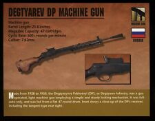 Degtyarev DP Machine Gun Atlas Classic Firearms Card picture