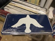 Vintage DOVE 80s To Early 90s Metal Vanity Plate Sealed picture
