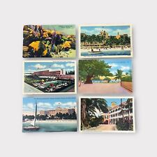 Bahamas Vtg Post Card Lot - Nassau Royal Victoria Brittish Silk Emerald Montague picture