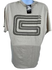 NEW Carroll Shelby Store C Logo Cobra Roadster Racing Shirt Tan Beige SizeXL picture