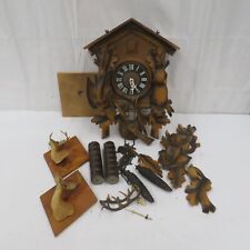 Vintage Regula Cuckoo Clock Mfg Co Black Forest Hunter Style Germany picture