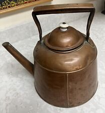 Rare, B.D. Co. NYC, late 19th c. American copper brass kettle 1850-1900, 10 Qt picture