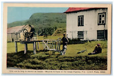 c1940's Wayside Glimpse on the Gaspe Highway PQ (Quebec) Canada Postcard picture