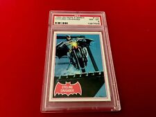 1966 Topps Batman Red Bat A Series Card # 10 CYCLING CRUSADER - PSA 8 NM - MT picture