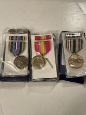 Lot Of 3x NATIONAL DEFENSE SERVICE MEDAL RIBBON NEW Armed Forces Southwest Asia picture