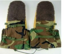 US GI Arctic Military Mittens Mitts Army COLD WEATHER ECW Flyers Gloves Camo picture