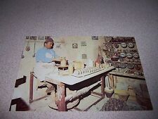 1960s HEBRON POTTERY JEREMIAH POTTERS HOUSE ISRAEL VTG POSTCARD picture