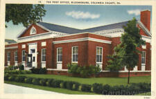 Bloomsburg,PA The Post Office,Columbia County Pennsylvania Linen Postcard picture