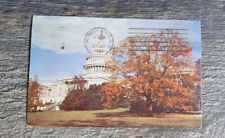 VTG Chrome c.1961 The U.S. Capitol Building on Capitol Hill with Autumn colors picture