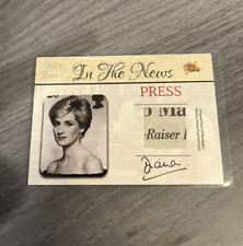 2018 Pieces of the Past PRINCESS DIANA AUTHENTIC NEWSPAPER RELIC picture