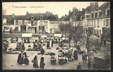 CPA Bonnétable, Place du Marché 1924  picture