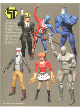 2009 Action Figures PRINT AD Dick Tracy The Tick Zombie King Captain Jack Indie picture