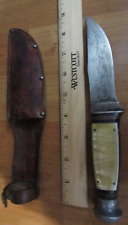 Vintage West-Cut Boulder CO Hunting Knife With Sheath picture