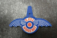 RAFA RAF Royal Air Force Wings Day Paper Badge Button (L3M) picture