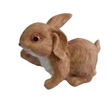 Tiny Resin Brown and White Adorable Bunny Rabbit 3