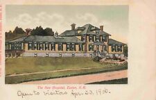 1906 Exeter New Hampshire New Hospital Opened Antique Undivided Back NH Postcard picture