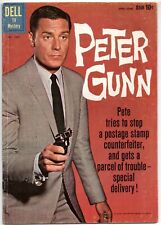 Peter Gunn 1960 Dell TV Comic Four Color #1087 Postage Stamp Counterfeiter picture