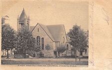 Ithaca Michigan~First Presbyterian Church~1906 Whittaker B&W Postcard~as is picture