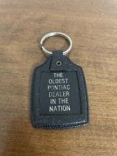 Vintage AC Hines Oldest Pontiac Dealership In The Nation Auto Dealer Keychain picture