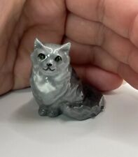 Rare Retired Hagen Renaker Miniature Persian Fluffy Cat Figurine See Desc*** picture