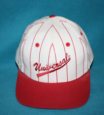 VTG 90s Universal Studios Red Pinstripe Snapback Baseball Hat Never Worn picture