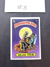 1985 Topps Garbage Pail Kids Original Series 1 5a Dead Ted MATTE Award, NM picture