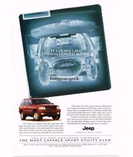 1999 Jeep Flame Red GRAND CHEROKEE X-Ray Vintage Print Ad picture