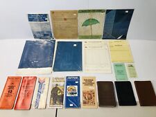 Amtrak & Southern Pacific Railroad Brochure, Manual & Blueprint Lot(1940’s-70’s) picture