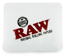 RAW Double Thick Glass Large Rolling Tray Smoking Herbs Tobacco - (32 X 26.5cm) picture
