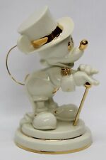 Lenox Disney MICKEY MOUSE STEPS OUT Figurine 24K Gold Accents Fine Porcelain picture