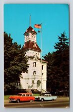 Corvallis OR-Oregon, Benton County Courthouse, Antique Souvenir Vintage Postcard picture