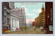 Rochester NY- New York, Four Corners, Antique, Vintage Souvenir Postcard picture