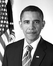 President Barack Obama Official Portrait 8 x 10 Photo Picture Photograph B & W picture
