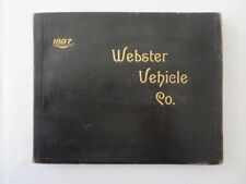 1897 Webster Vehicle Company Buggy Carriage Sales Brochure Catalog - ORIGINAL  picture