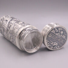 999 Pure Silver Water Cup Fine Silver Inner Container Vacuum Cup 6.3inch Height picture