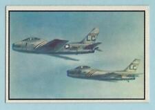 Vintage 1954 Bowman Power for Peace FJ Furies In Flight Card # 34 NM Set Break picture